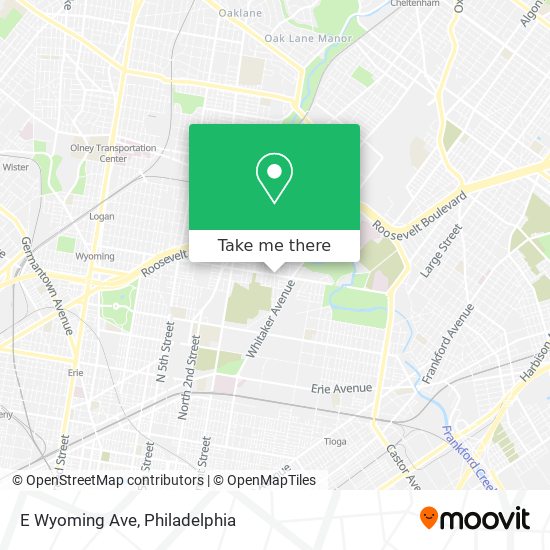 How to get to E Wyoming Ave in Philadelphia by Bus Cable Car