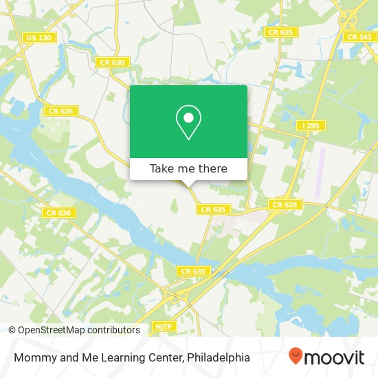 Mapa de Mommy and Me Learning Center, 640 Beverly Rancocas Rd