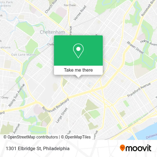 1301 Elbridge St map