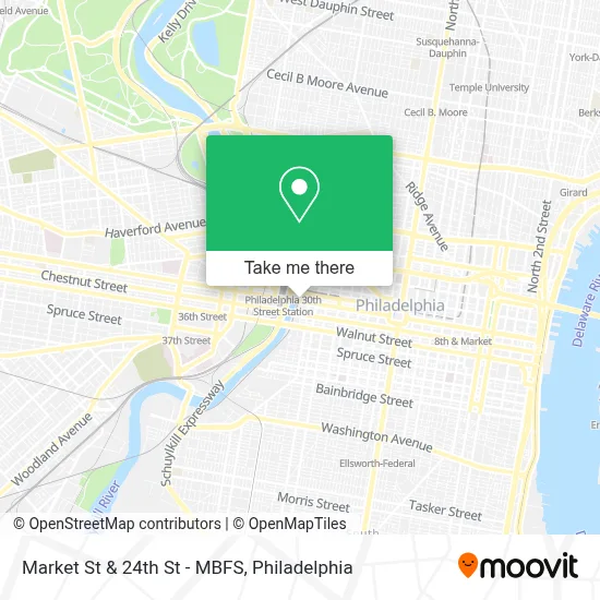 Market St & 24th St - MBFS map