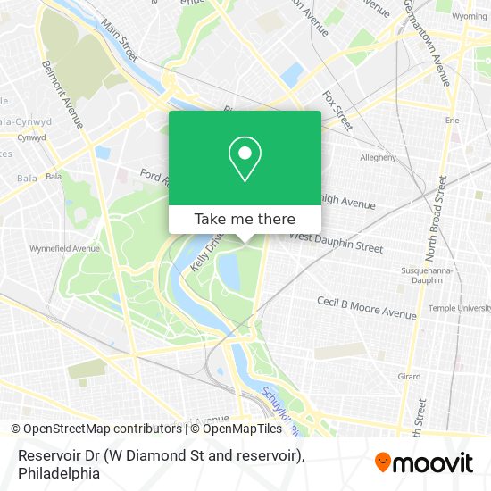 Mapa de Reservoir Dr (W Diamond St and reservoir)