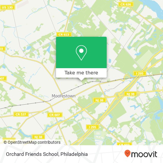 Mapa de Orchard Friends School, 405 Linden St