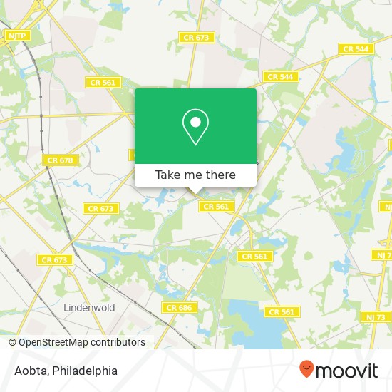 Mapa de Aobta, 1010 Haddonfield Berlin Rd