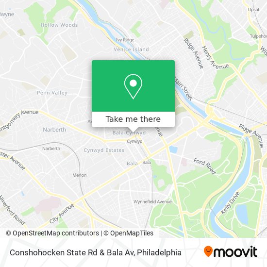 Mapa de Conshohocken State Rd & Bala Av