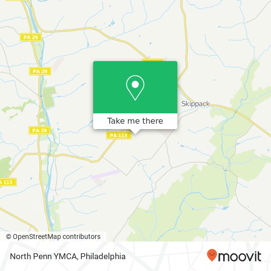 Mapa de North Penn YMCA, 4081 Heckler Rd