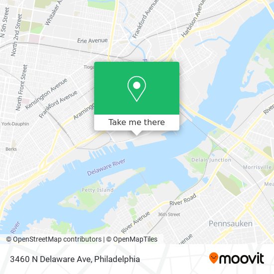 3460 N Delaware Ave map