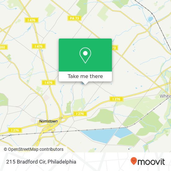 215 Bradford Cir, Blue Bell, PA 19422 map