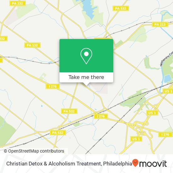 Christian Detox & Alcoholism Treatment, 148 E Street Rd map