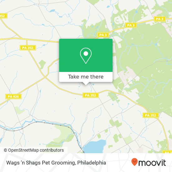 Wags 'n Shags Pet Grooming, 1007 Brick House Farm Ln map