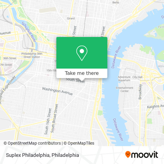 Mapa de Suplex Philadelphia