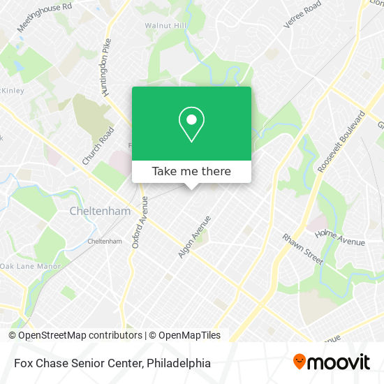 Mapa de Fox Chase Senior Center