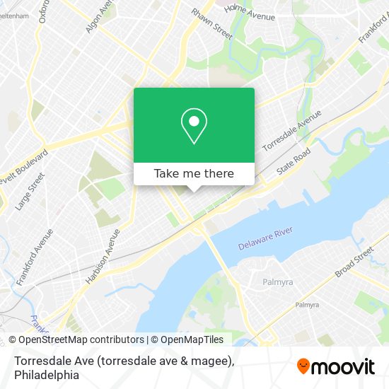 Torresdale Ave (torresdale ave & magee) map