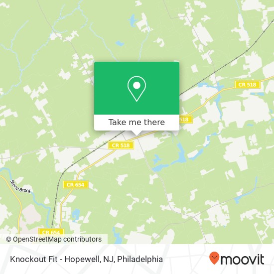 Mapa de Knockout Fit - Hopewell, NJ, 52 E Broad St