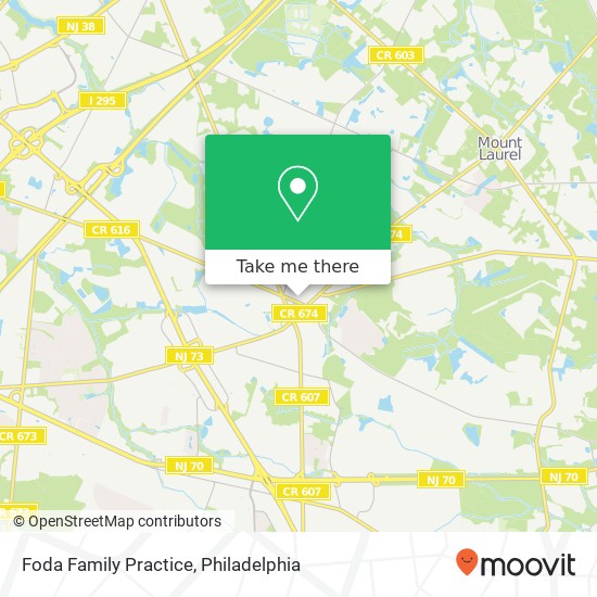 Foda Family Practice, 127 Church Rd map