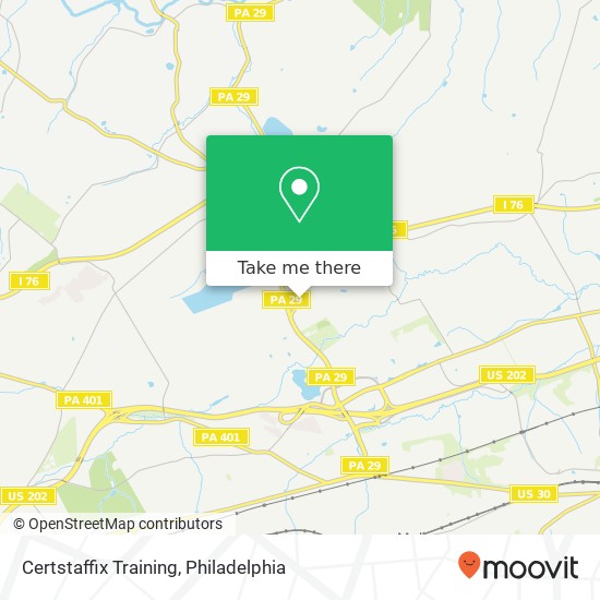 Certstaffix Training, 5 Great Valley Pkwy map