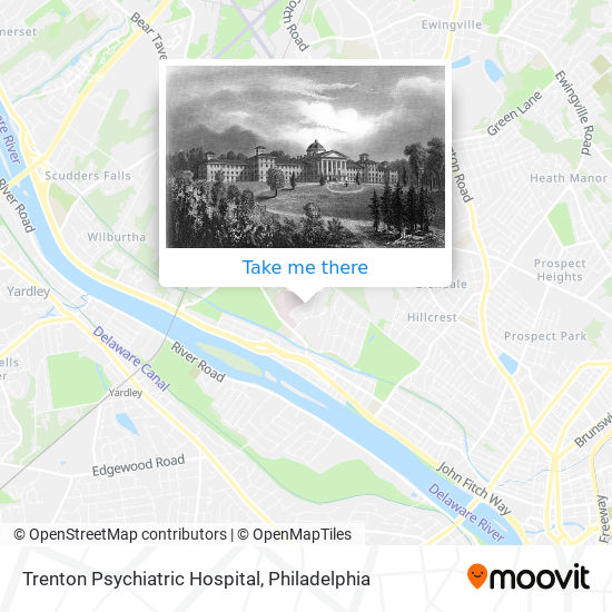 Trenton Psychiatric Hospital map