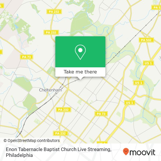 Mapa de Enon Tabernacle Baptist Church Live Streaming, Tabor Ln