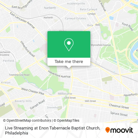 Live Streaming at Enon Tabernacle Baptist Church map
