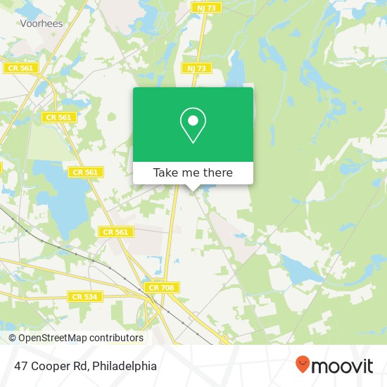 47 Cooper Rd, Voorhees, NJ 08043 map