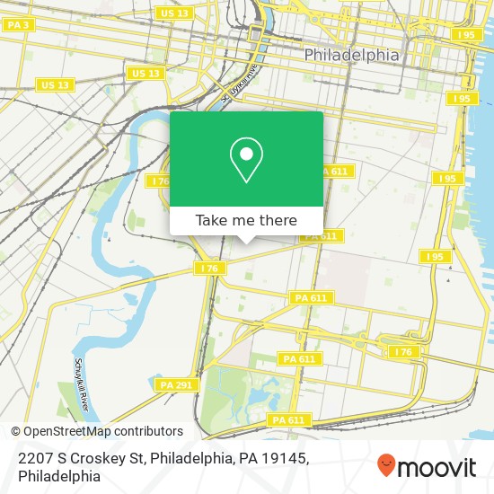 2207 S Croskey St, Philadelphia, PA 19145 map