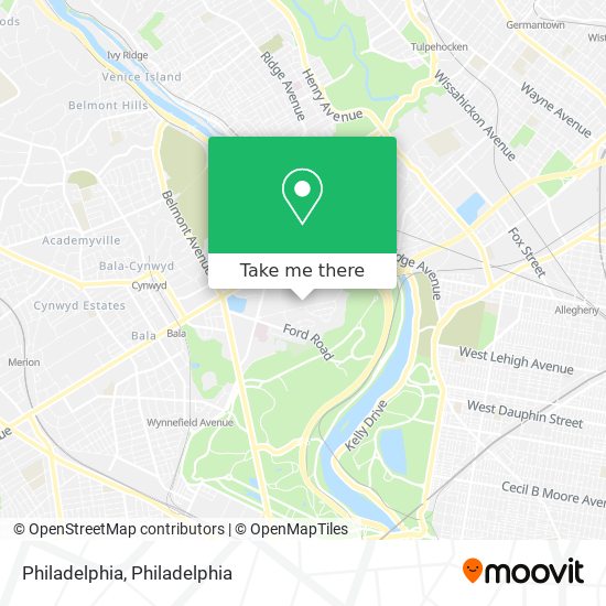 Philadelphia map