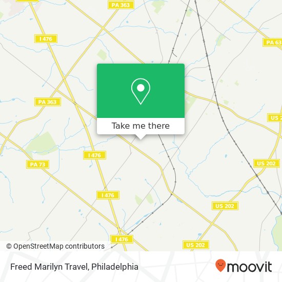 Freed Marilyn Travel map