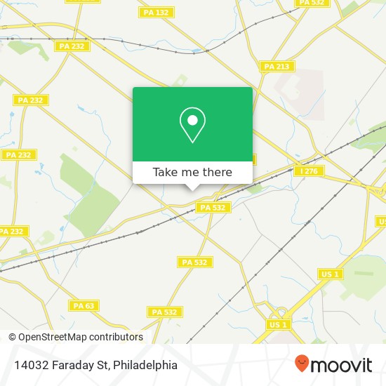 14032 Faraday St, Philadelphia, PA 19116 map