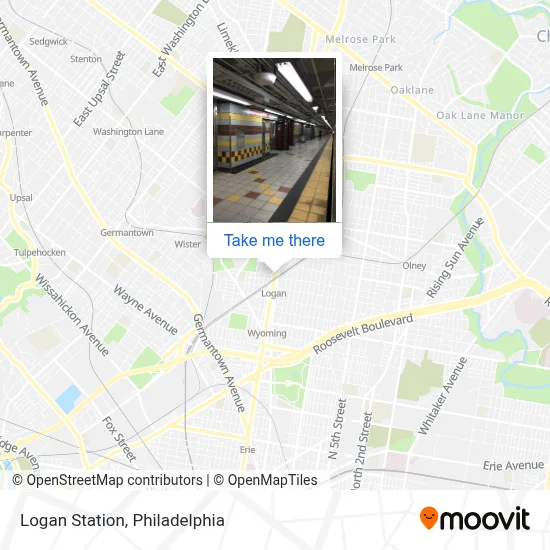 Logan Station map
