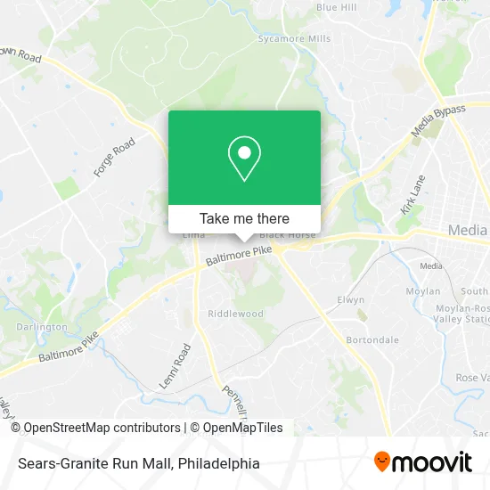Sears-Granite Run Mall map