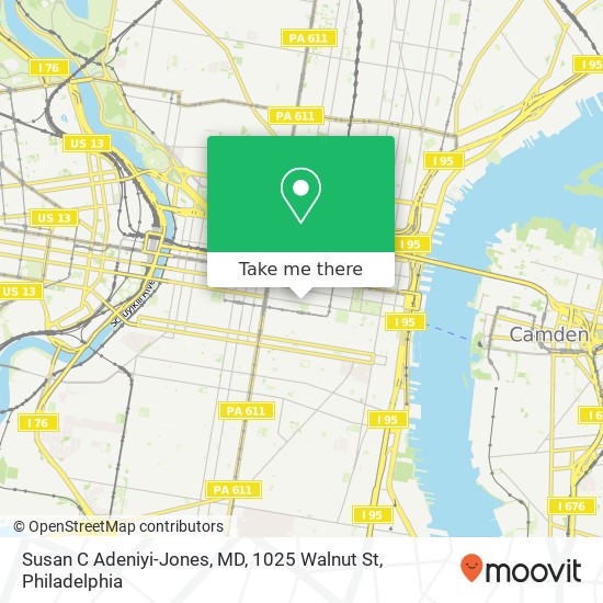 Susan C Adeniyi-Jones, MD, 1025 Walnut St map