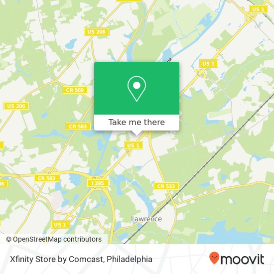 Xfinity Store by Comcast, 3371 US-1 map