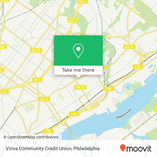 Mapa de Viriva Community Credit Union