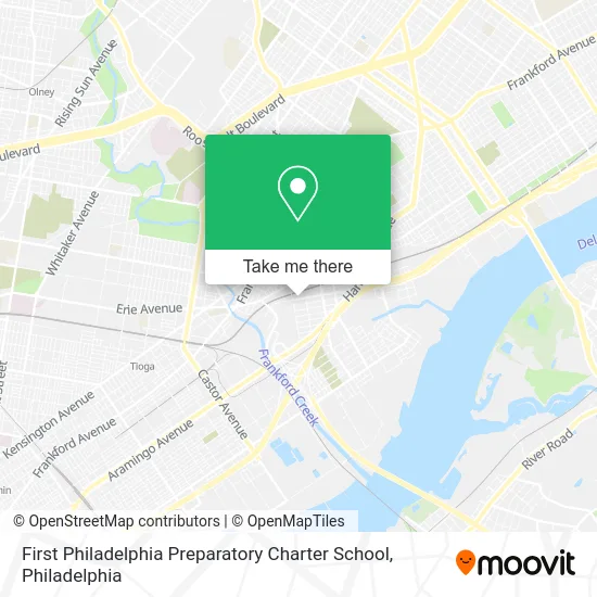 First Philadelphia Preparatory Charter School map