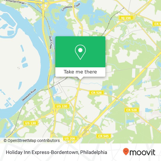 Holiday Inn Express-Bordentown, 195 US-130 (RT-130) map