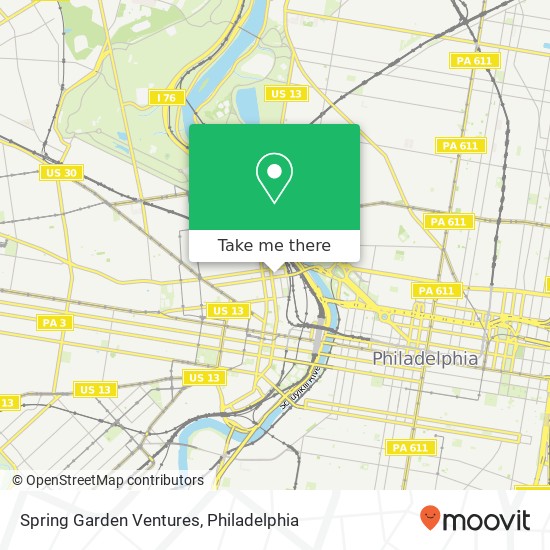 Mapa de Spring Garden Ventures, 3221 Spring Garden St