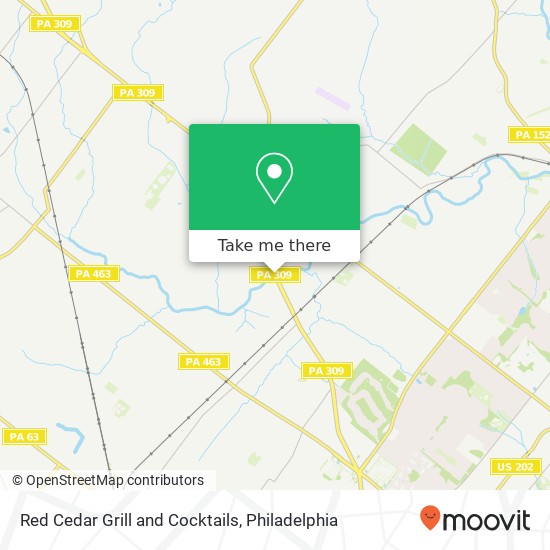 Red Cedar Grill and Cocktails, 249 Bethlehem Pike map