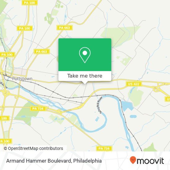 Armand Hammer Boulevard map