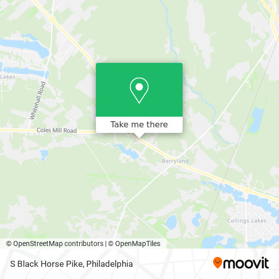 Mapa de S Black Horse Pike
