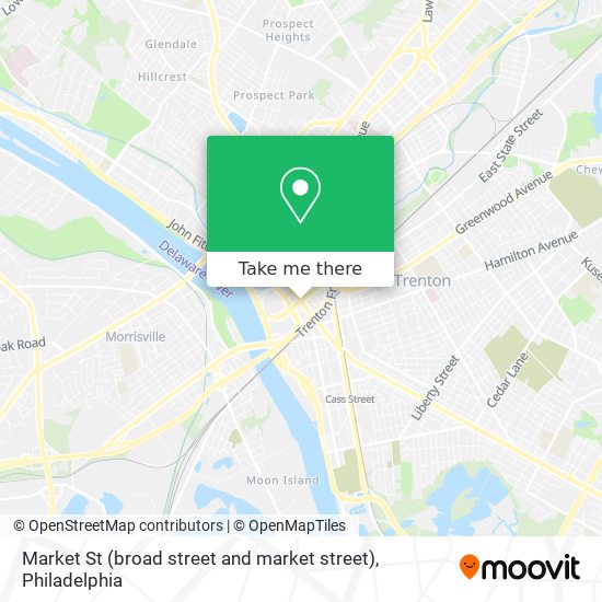 Market St (broad street and market street) map