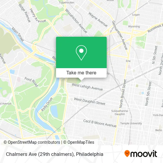 Chalmers Ave (29th chalmers) map