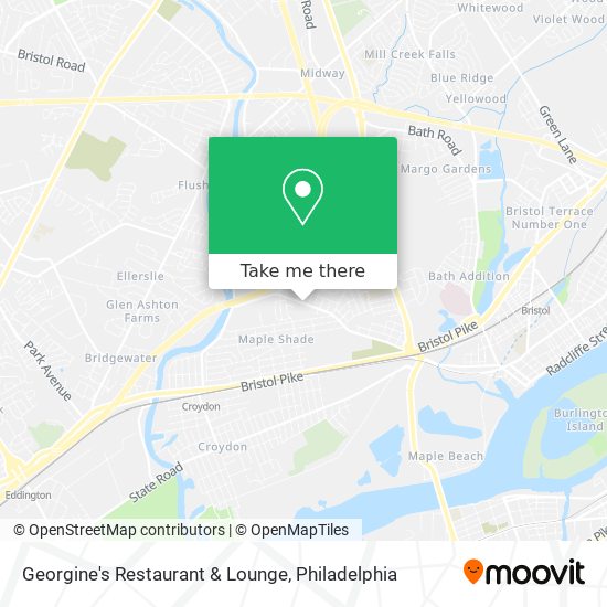 Mapa de Georgine's Restaurant & Lounge