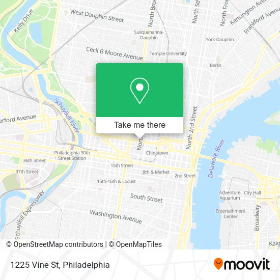 1225 Vine St map