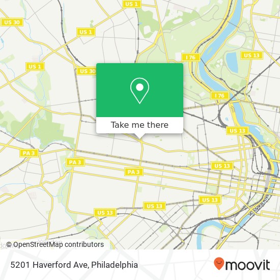 5201 Haverford Ave, Philadelphia, PA 19139 map