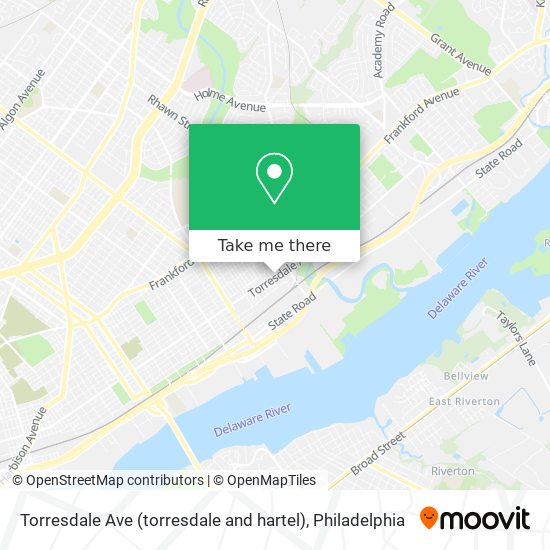 Mapa de Torresdale Ave (torresdale and hartel)