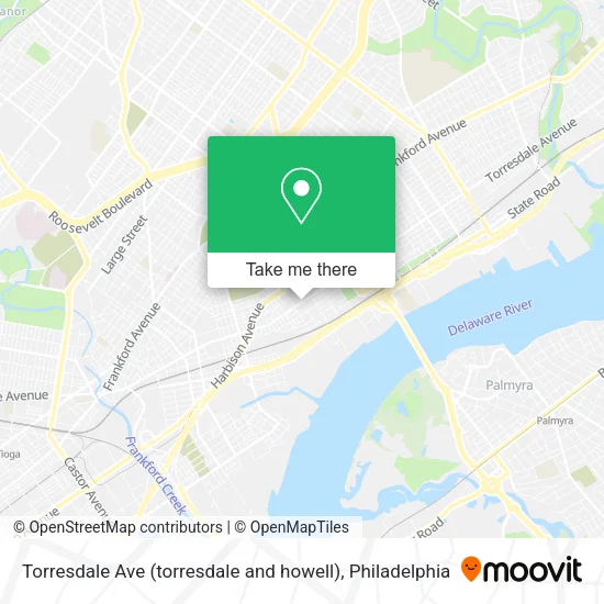 Mapa de Torresdale Ave (torresdale and howell)
