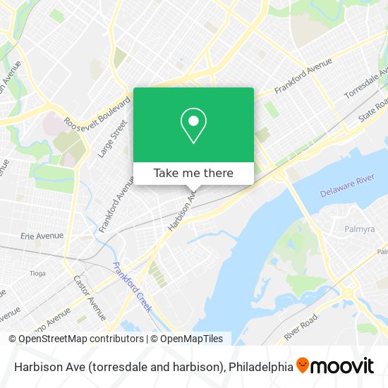 Harbison Ave (torresdale and harbison) map