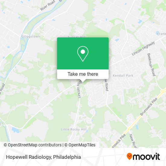 Hopewell Radiology map