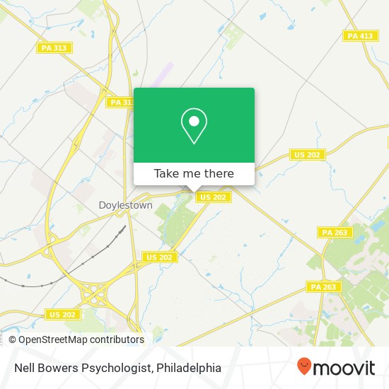 Mapa de Nell Bowers Psychologist, 605 Farm Ln