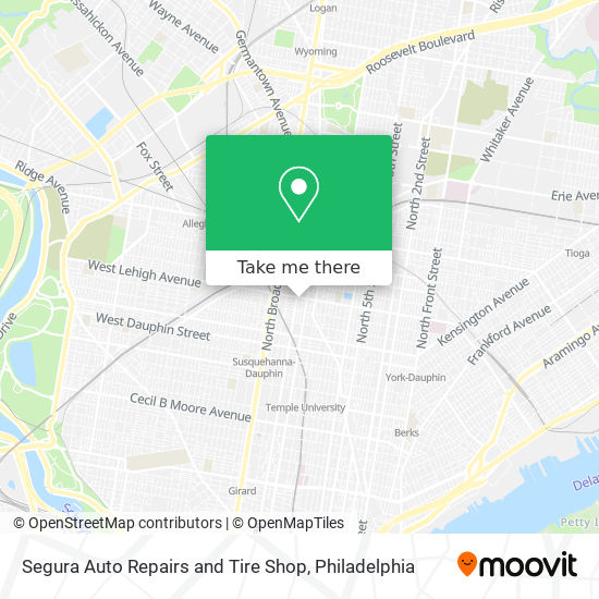 Mapa de Segura Auto Repairs and Tire Shop