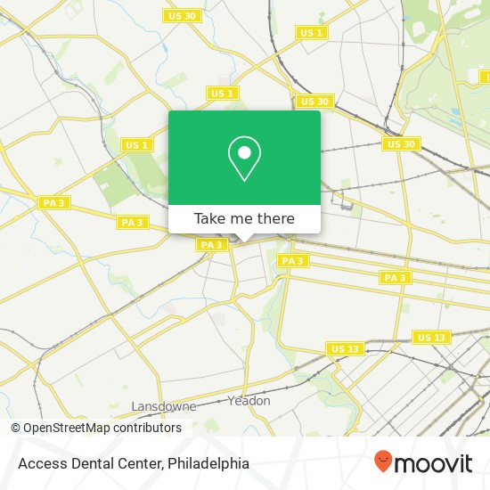 Access Dental Center, 6776 Market St map